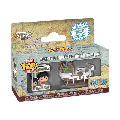 FUNKO BITTY POP! ONE PIECE LUFFY CON GOING MERRY MINI FIGURE FUNKO