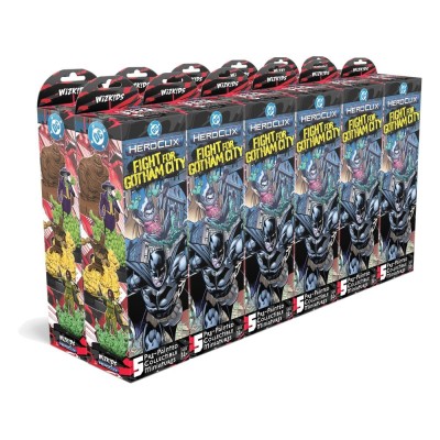 DC COMICS HEROCLIX FIGHT FOR GOTHAM CITY 12X BOOSTER BRICK WIZKIDS