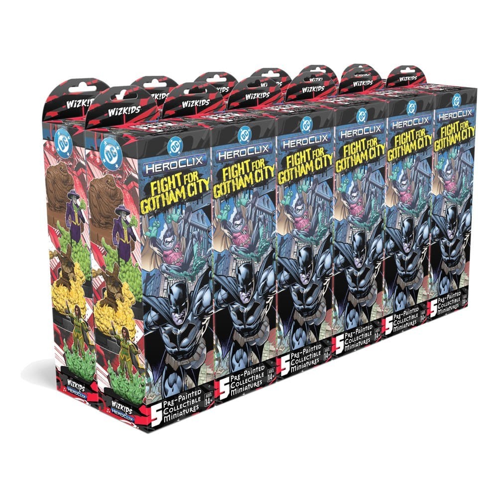 DC COMICS HEROCLIX FIGHT FOR GOTHAM CITY 12X BOOSTER BRICK WIZKIDS