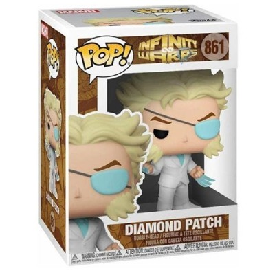 FUNKO POP! MARVEL INFINITY WARPS DIAMOND PATCH BOBBLE HEAD FIGURE FUNKO