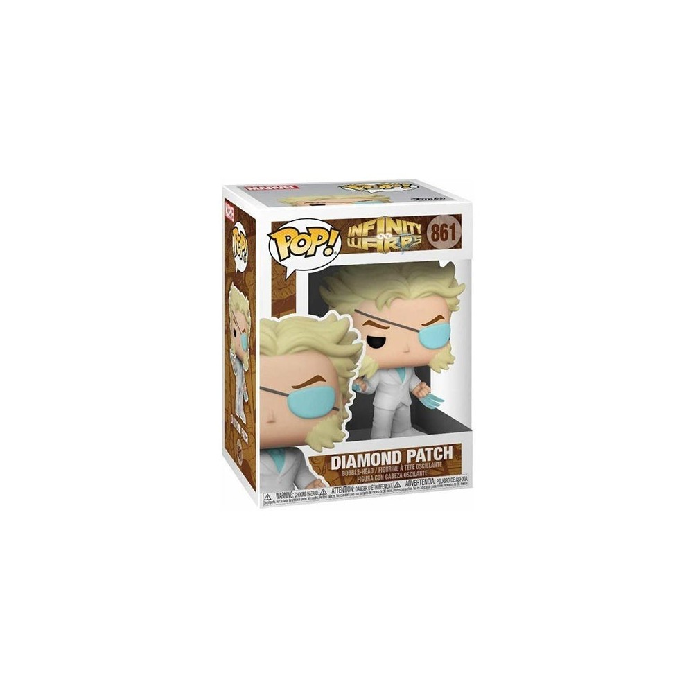 FUNKO POP! MARVEL INFINITY WARPS DIAMOND PATCH BOBBLE HEAD FIGURE FUNKO