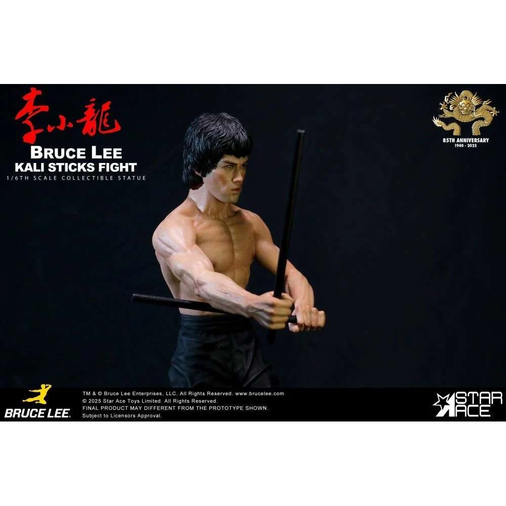 BRUCE LEE KALI STICKS FIGHT DELUXE BASEMENT STATUA RESINA FIGURE STAR ACE