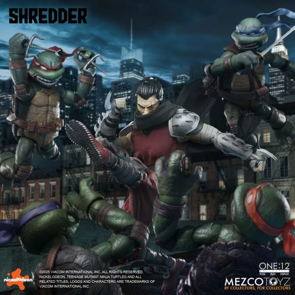 TEENAGE MUTANT NINJA TURTLES SHREDDER ONE:12 COLLECTIVE ACTION FIGURE MEZCO TOYS