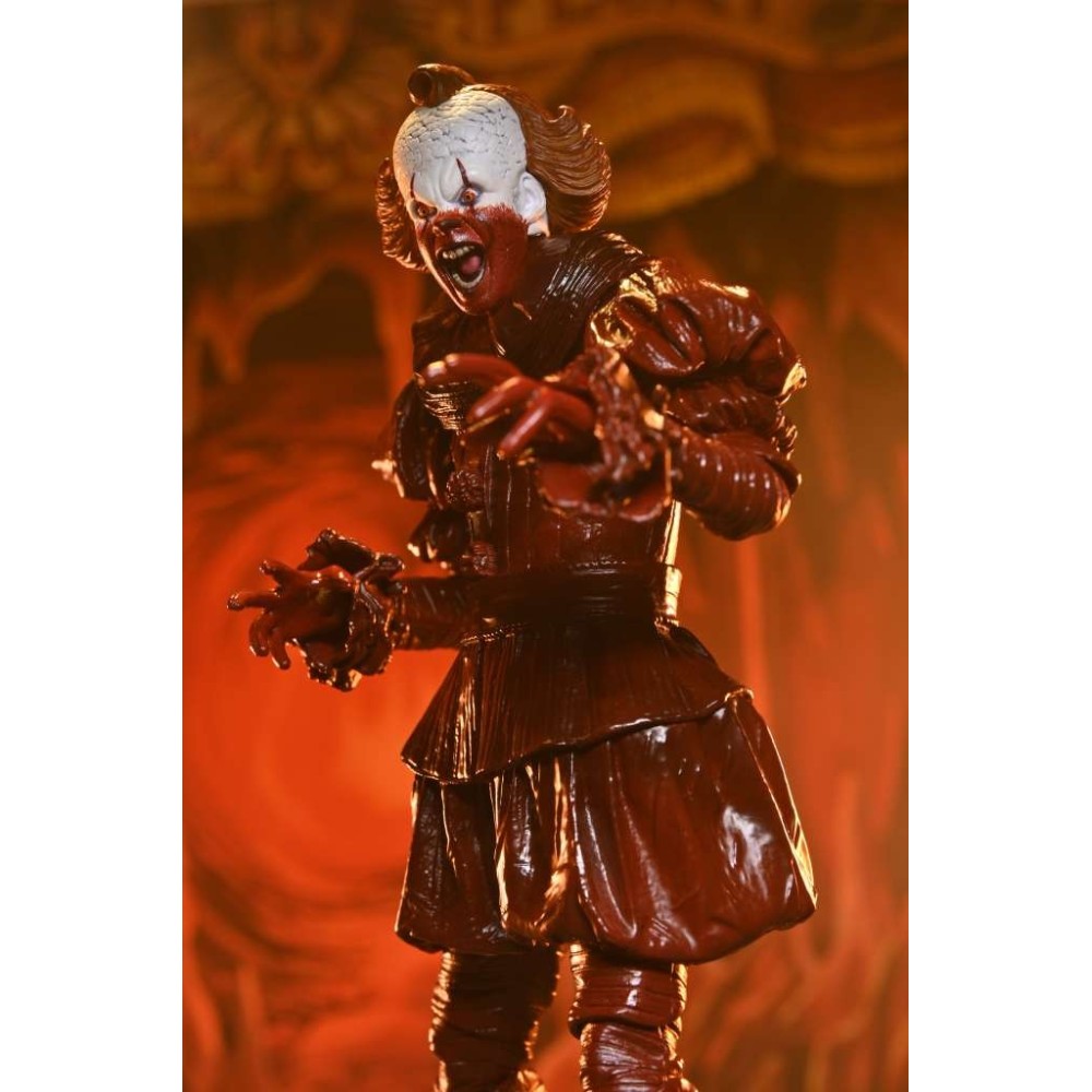 IT WELCOME TO DERRY BLOOD PENNYWISE ULTIMATE ACTION FIGURE NECA