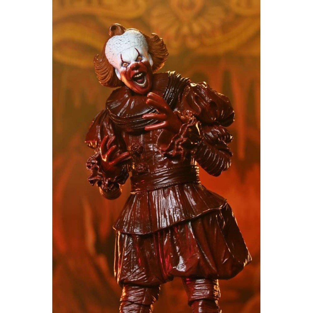 IT WELCOME TO DERRY BLOOD PENNYWISE ULTIMATE ACTION FIGURE NECA