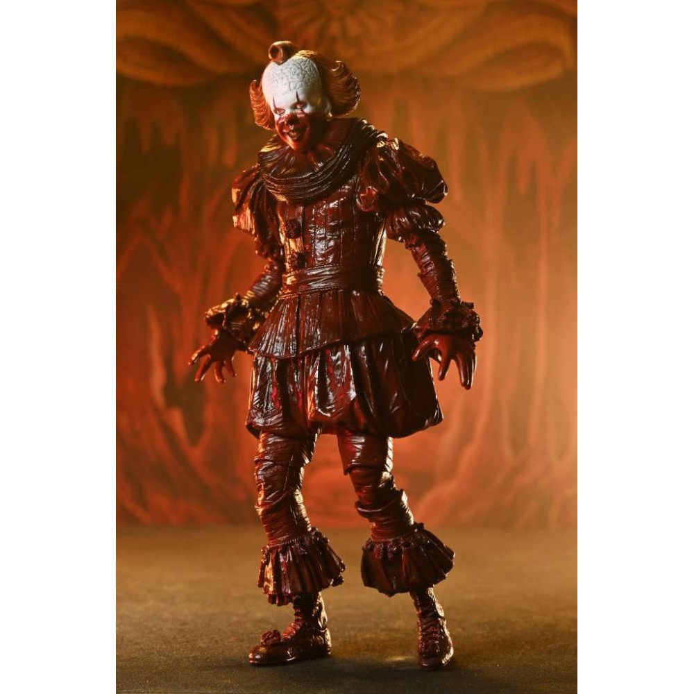 NECA IT WELCOME TO DERRY ULTIMATE BLOOD PENNYWISE PVC ACTION FIGURE