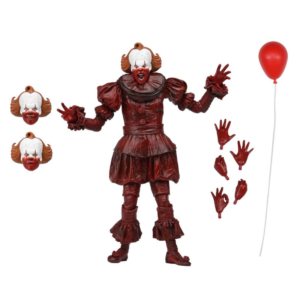 NECA IT WELCOME TO DERRY ULTIMATE BLOOD PENNYWISE PVC ACTION FIGURE