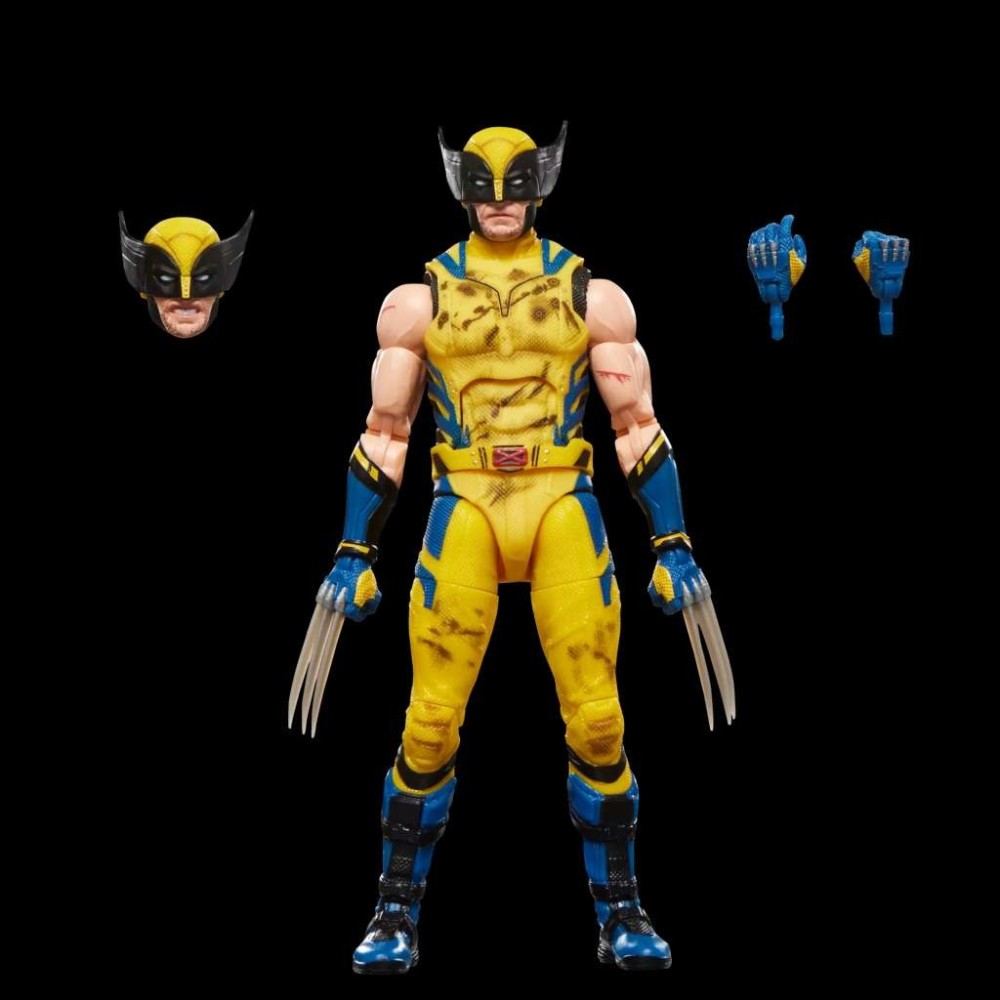 HASBRO MARVEL LEGENDS DEADPOOL & WOLVERINE SLEEVELESS WOLVERINE PVCC ACTION FIGURE