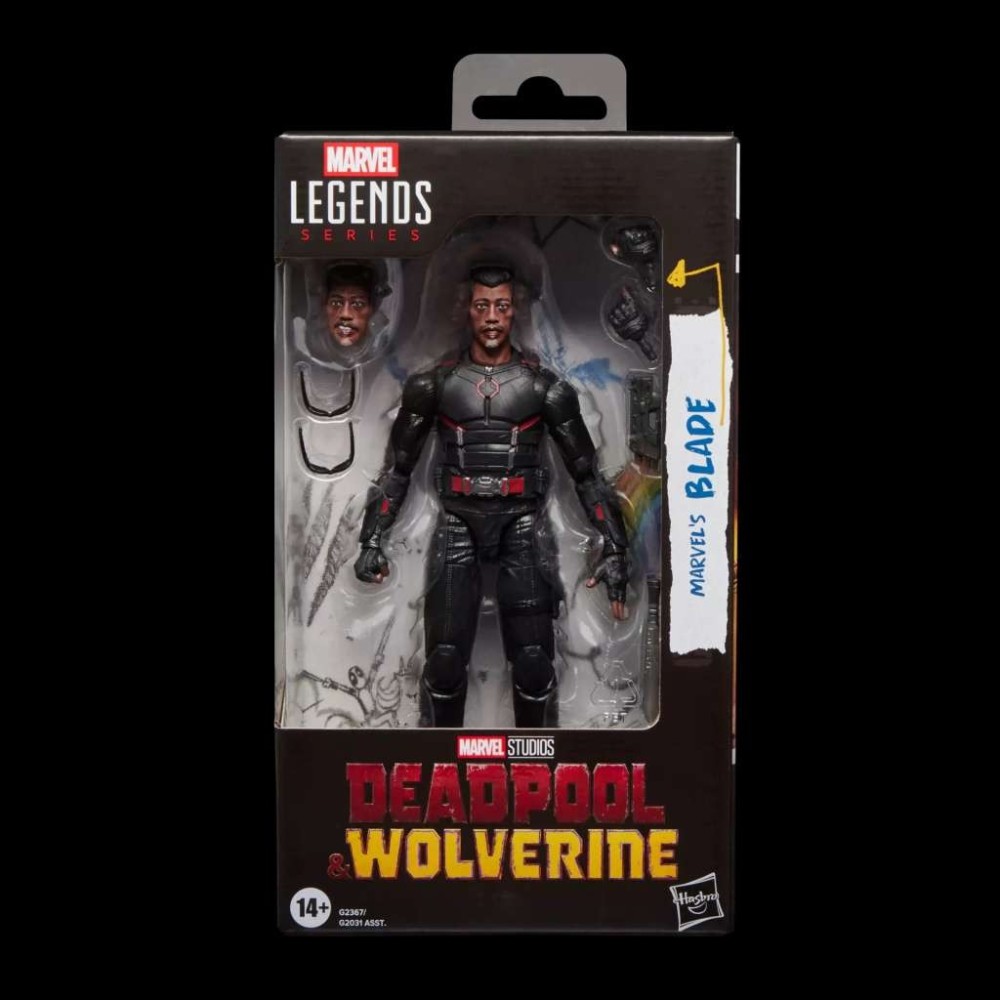 HASBRO MARVEL LEGENDS DEADPOOL & WOLVERINE BLADE PVC ACTION FIGURE