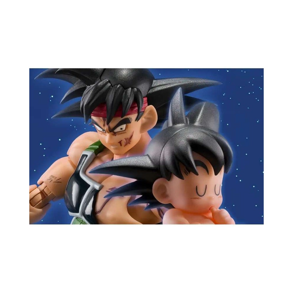 BANDAI DRAGON BALL Z BARDOCK THE FATHER OF GOKU S.H. FIGUARTS SERIES PVC ACTION FIGURE