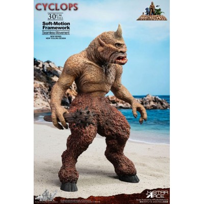 STAR ACE RAY HARRYHAUSEN SOFT-MOTION SERIES CYCLOPS STATUA DIORAMA