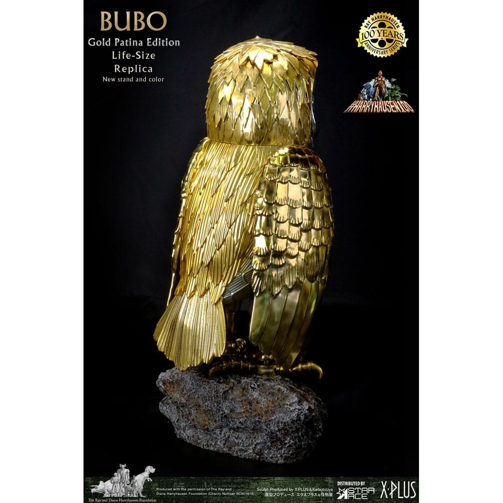 CLASH OF THE TITANS RAY HARRYHAUSEN BUBO GOLD PATINA EDITION DLX STATUA FIGURE STAR ACE