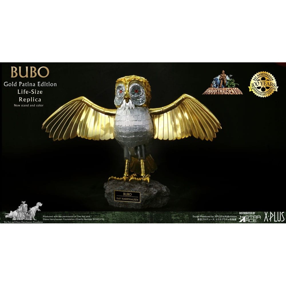 STAR ACE CLASH OF THE TITANS RAY HARRYHAUSEN BUBO GOLD PATINA EDITION DELUXE VERSION STATUE FIGURE