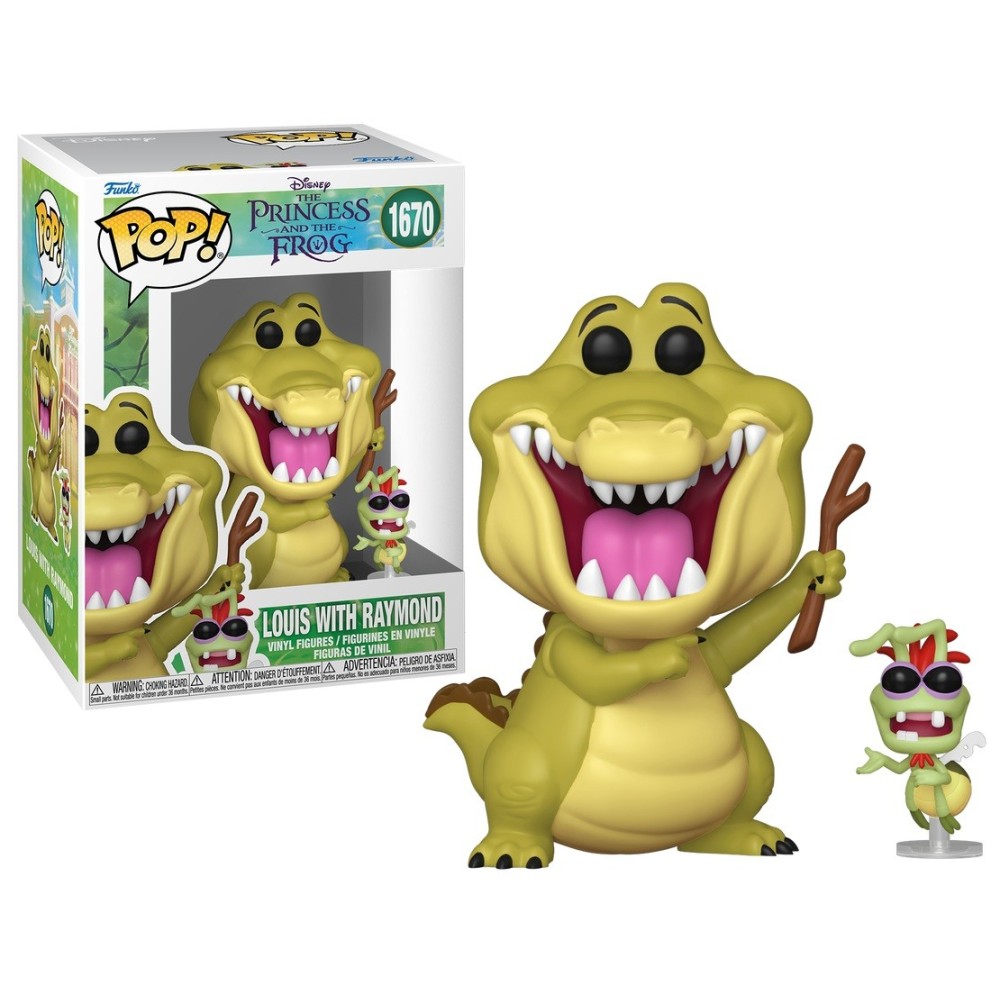 FUNKO POP! LA PRINCIPESSA E IL RANOCCHIO - LOUIS E RAIMOND BOBBLE HEAD KNOCKER FUNKO