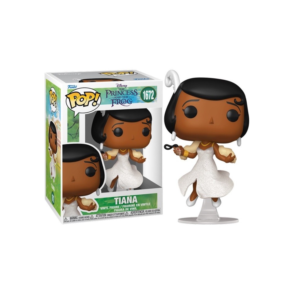 FUNKO POP! LA PRINCIPESSA E IL RANOCCHIO 1672 TIANA BOBBLE HEAD KNOCKER FUNKO