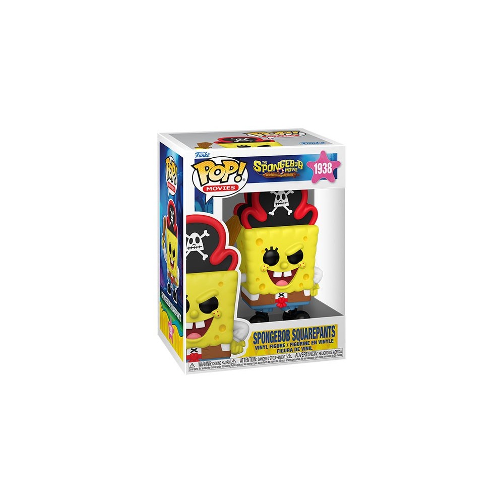 FUNKO POP! SPONGEBOB SQUAREPANTS 1938 PIRATE SPONGEBOB BOBBLE HEAD FIGURE FUNKO