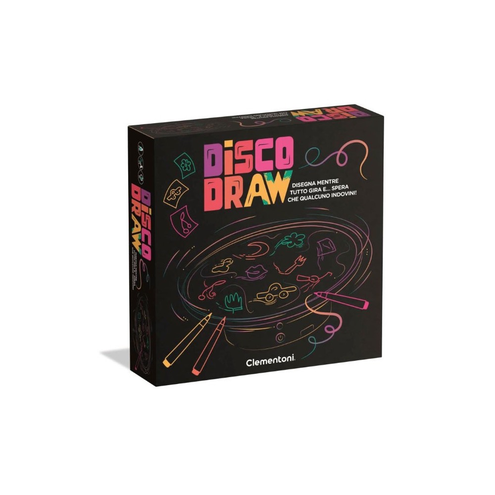 CLEMENTONI DISCO DRAW ITALIAN BOARDGAME