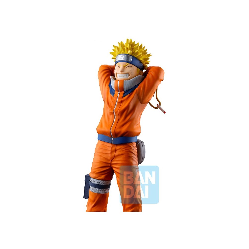 BANDAI NARUTO SHIPPUDEN UZUMAKI NARUTO THE LAND OF WAVES ICHIBANSHO STATUE FIGURE