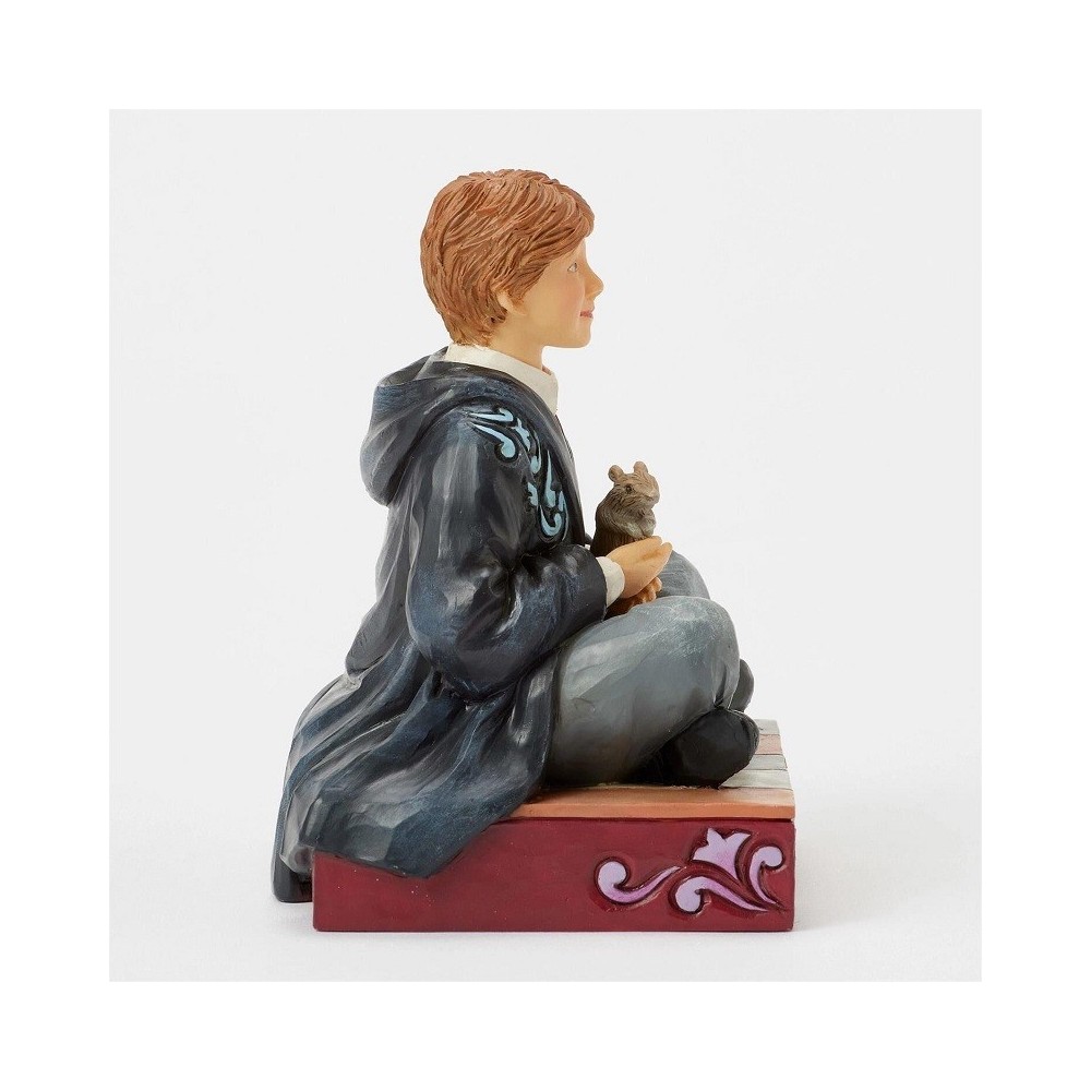 HARRY POTTER RON WEASLEY WITH SCABBERS STATUA FIGURE ENESCO