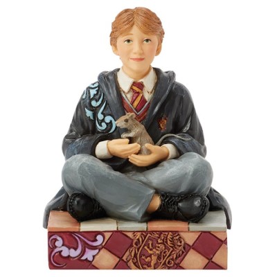 HARRY POTTER RON WEASLEY WITH SCABBERS STATUA FIGURE ENESCO