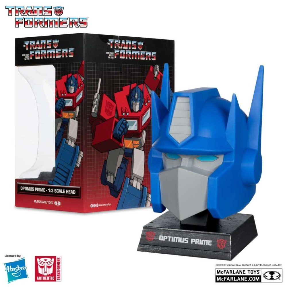 TRANSFORMERS OPTIMUS PRIME 1:3 SCALE HEAD REPLICA FIGURE MC FARLANE