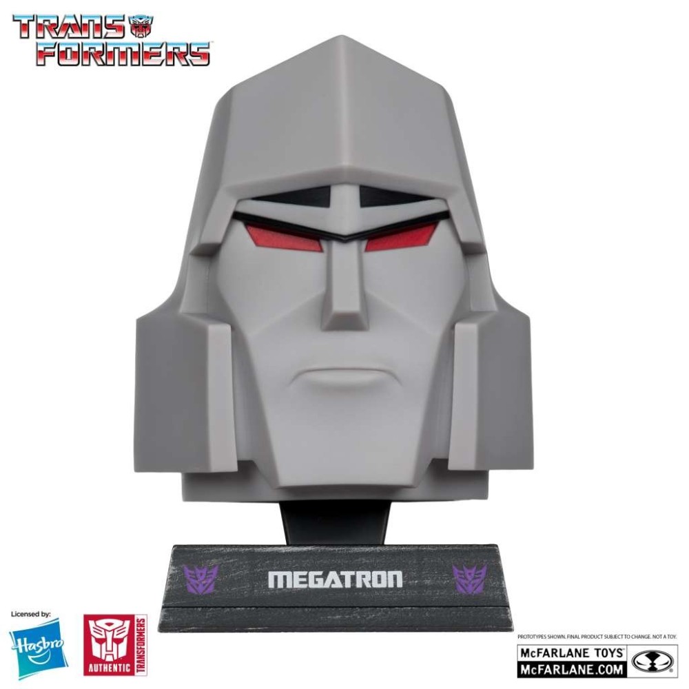 MC FARLANE TRANSFORMERS MEGATRON 1:3 SCALE HEAD REPLICA IN PVC