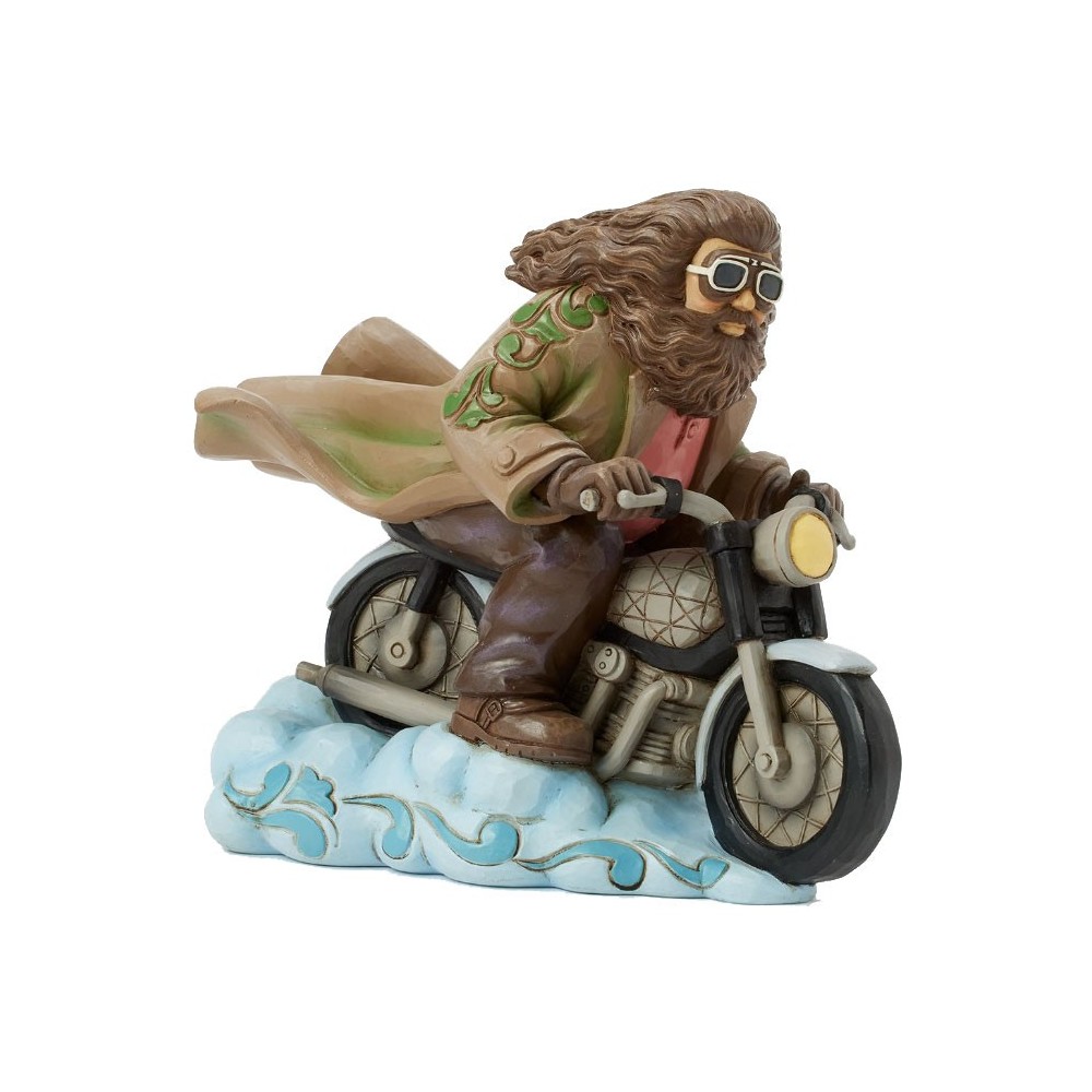 HARRY POTTER RUBEUS HAGRID ON BIKE STATUA FIGURE ENESCO