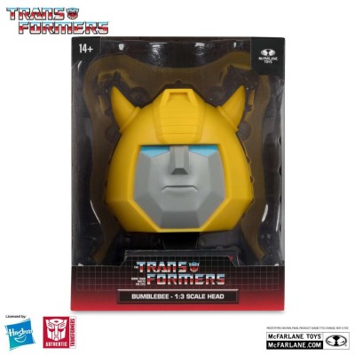 TRANSFORMERS BUMBLEBEE 1:3 SCALE HEAD REPLICA FIGURE MC FARLANE