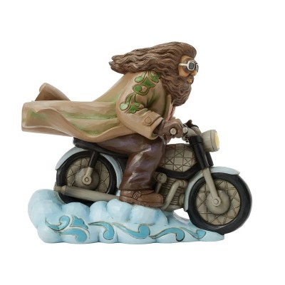 HARRY POTTER RUBEUS HAGRID ON BIKE STATUA FIGURE ENESCO