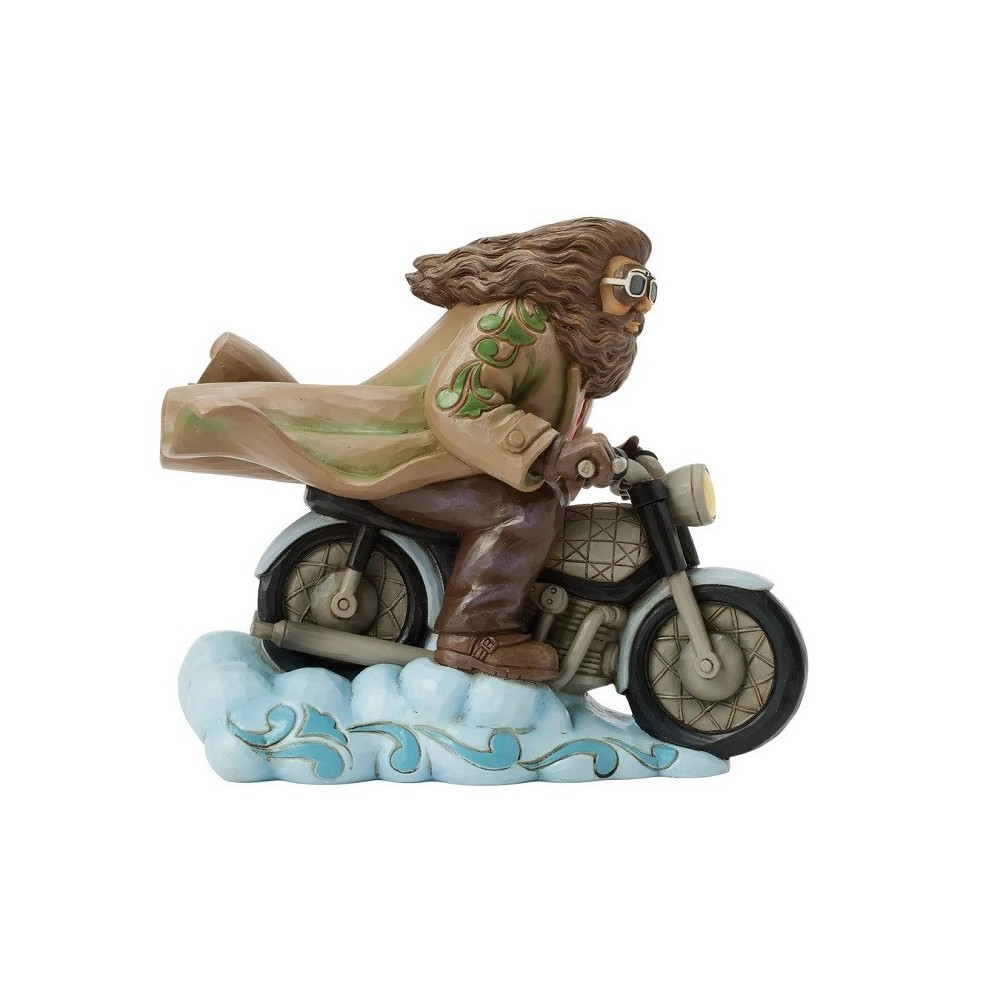 ENESCO HARRY POTTER RUBEUS HAGRID ON BIKE STATUE FIGURE
