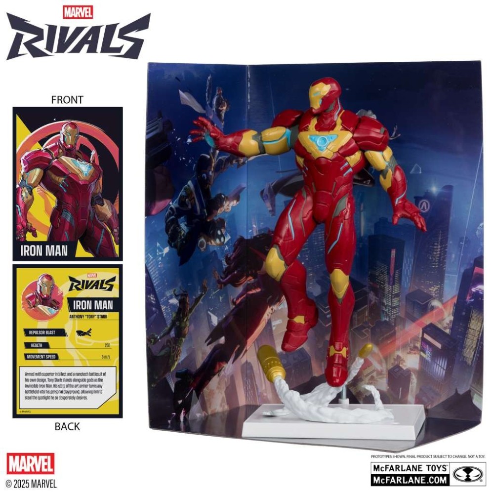 MC FARLANE MARVEL RIVALS COLLECTION PVC STATUE IRON MAN 1/6 SCALE FIGURE