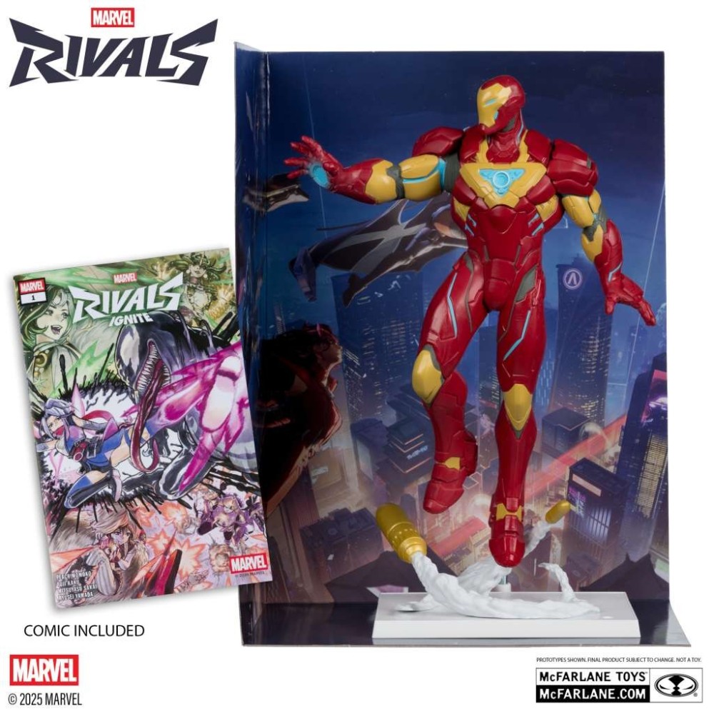 MARVEL RIVALS COLLECTION PVC STATUE IRON MAN 1/6 STATUA FIGURE MC FARLANE