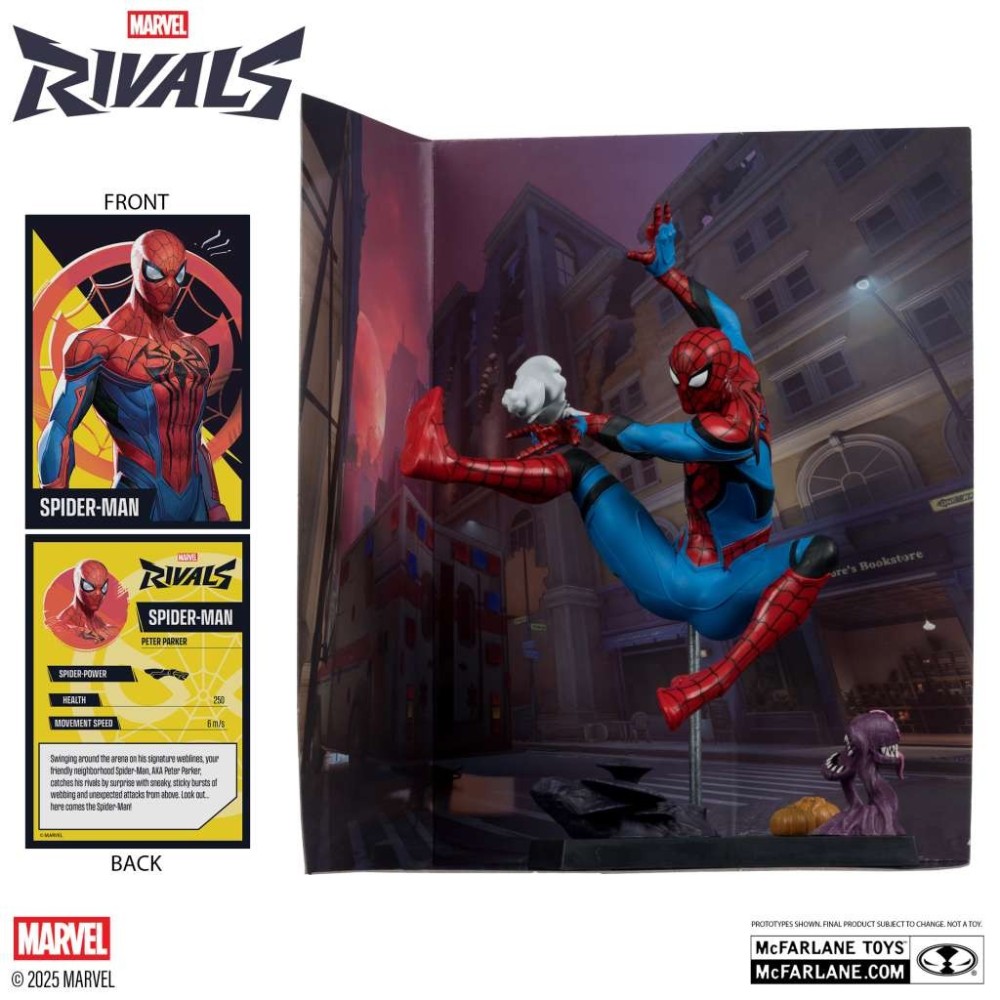 MARVEL RIVALS COLLECTION PVC STATUE SPIDER-MAN 1/6 STATUA FIGURE MC FARLANE