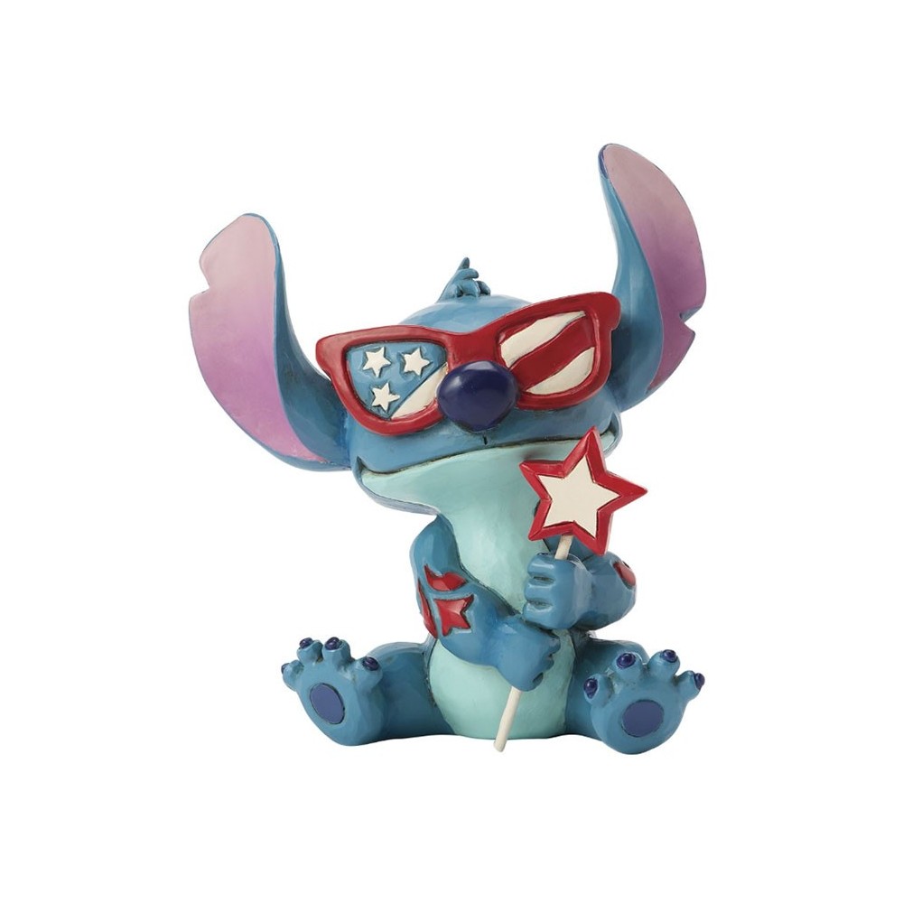 ENESCO DISNEY STITCH PATRIOTIC STATUE FIGURE