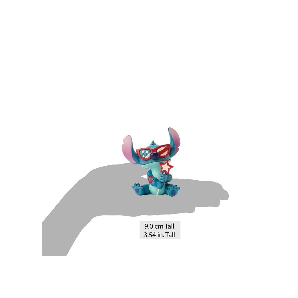 DISNEY STITCH PATRIOTIC STATUA FIGURE ENESCO