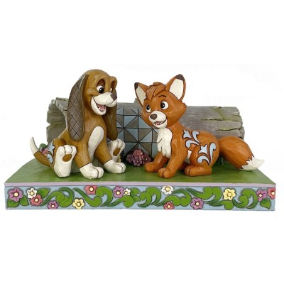 ENESCO DISNEY THE FOX AND THE HOUND STATUE FIGURE