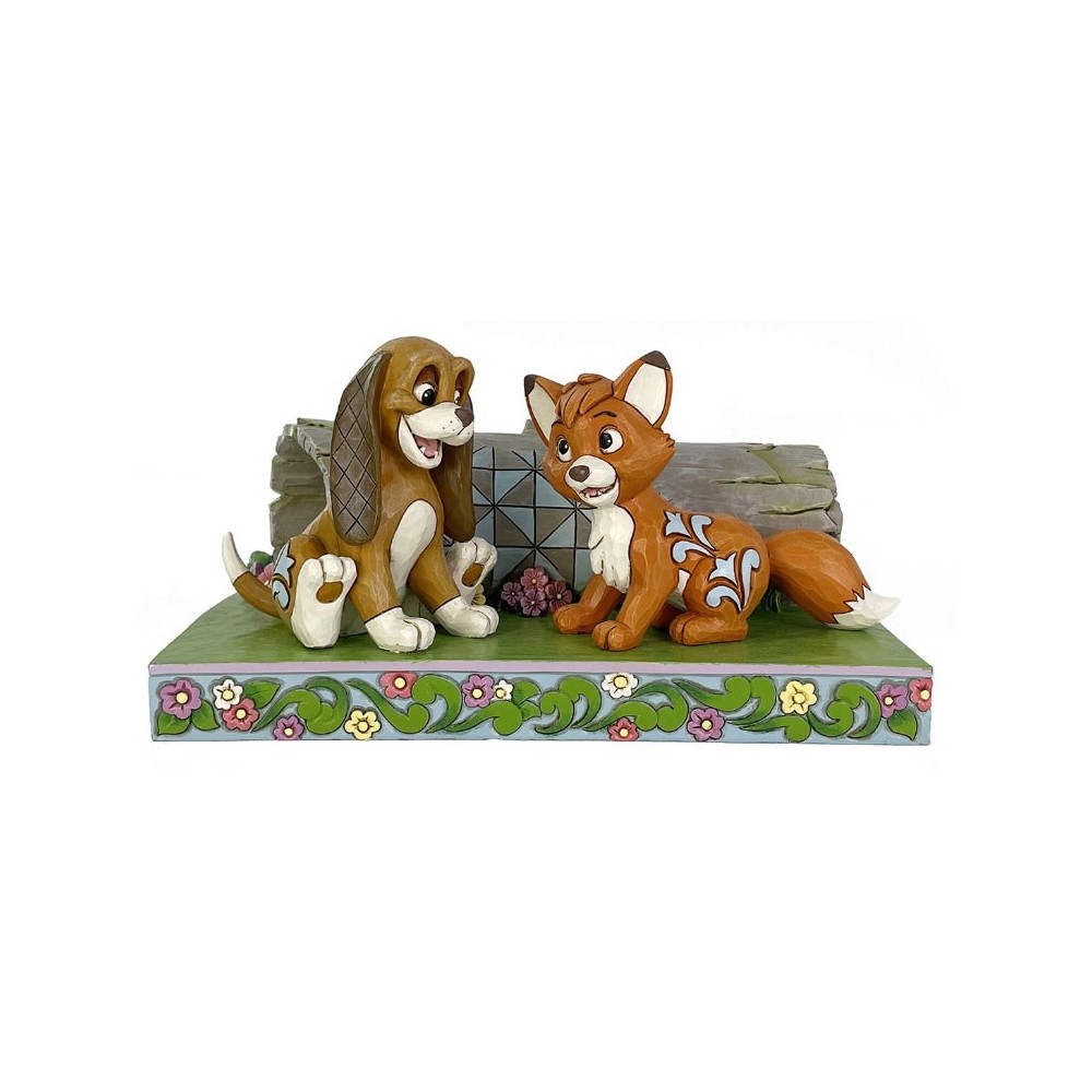 ENESCO DISNEY THE FOX AND THE HOUND STATUE FIGURE