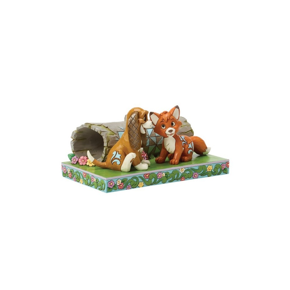 ENESCO DISNEY THE FOX AND THE HOUND STATUE FIGURE