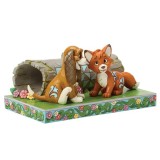 ENESCO DISNEY THE FOX AND THE HOUND STATUE FIGURE