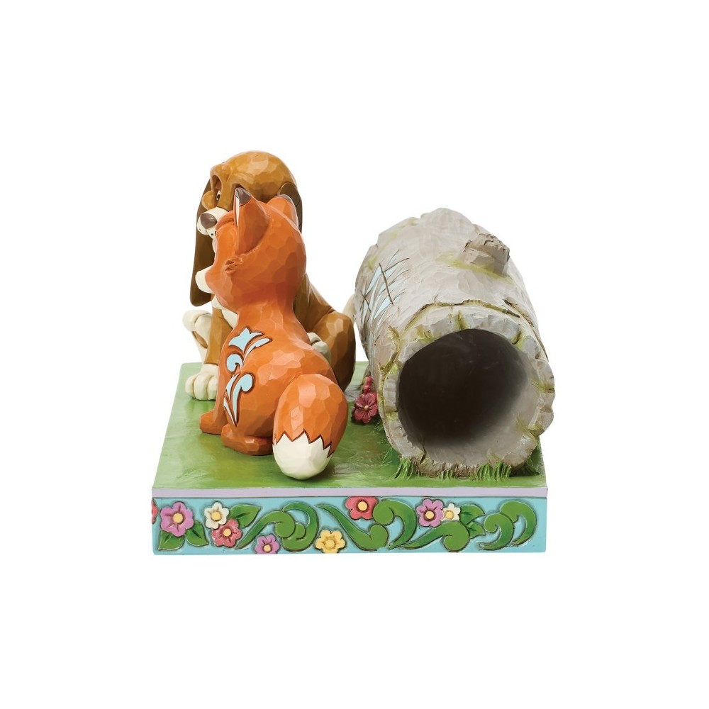 ENESCO DISNEY THE FOX AND THE HOUND STATUE FIGURE