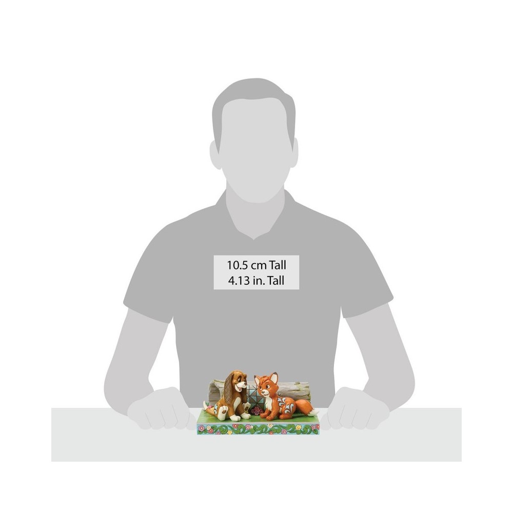 ENESCO DISNEY THE FOX AND THE HOUND STATUE FIGURE