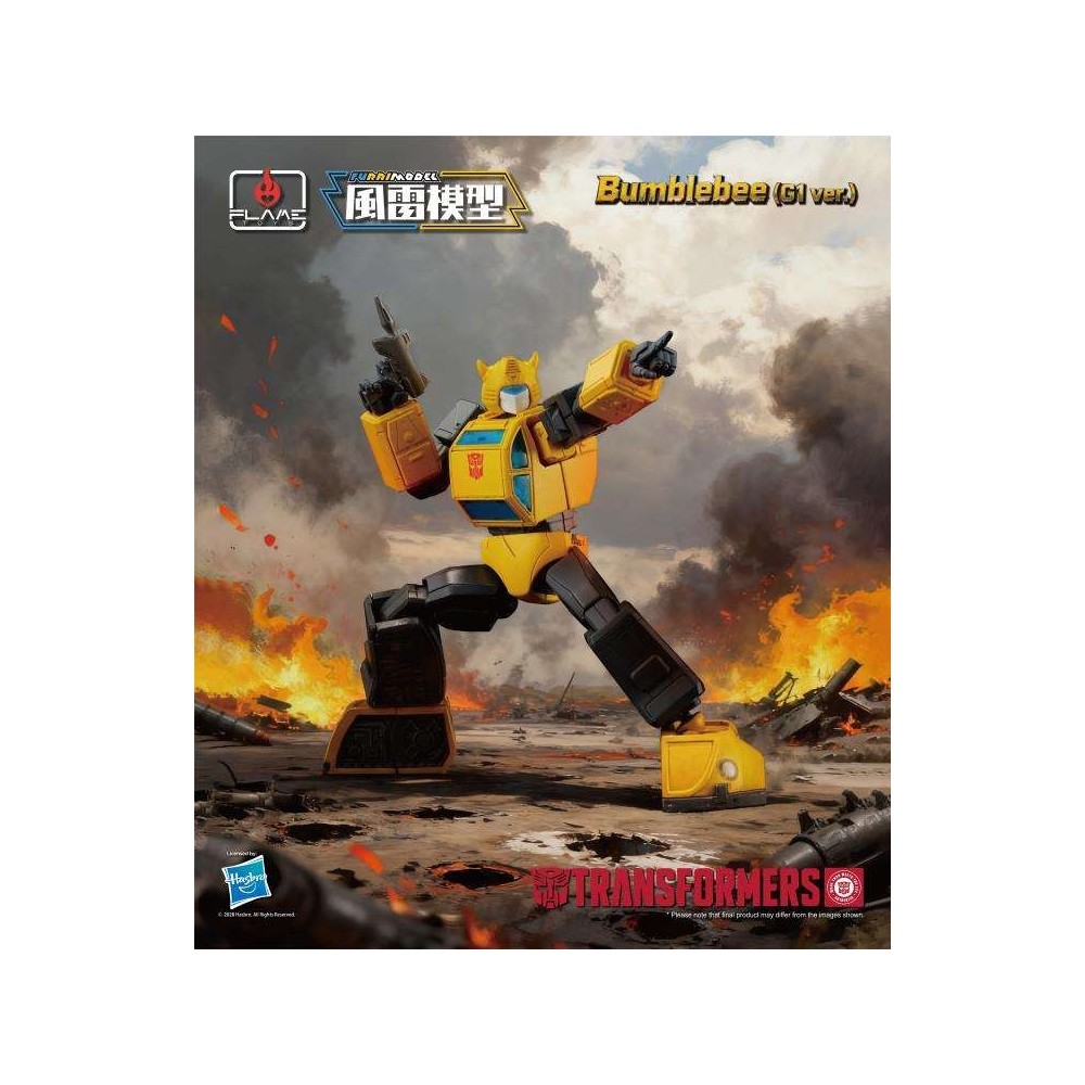TRANSFORMERS G1 BUMBLEBEE MODEL KIT ACTION FIGURE FLAME TOYS