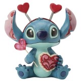 ENESCO DISNEY STITCH SUCKER FOR LOVE STATUE FIGURE