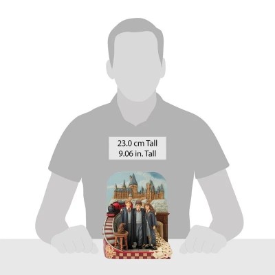 HARRY POTTER TRIO CASTLE SCENE THE JOURNEY BEGINS STATUA FIGURE DIORAMA ENESCO