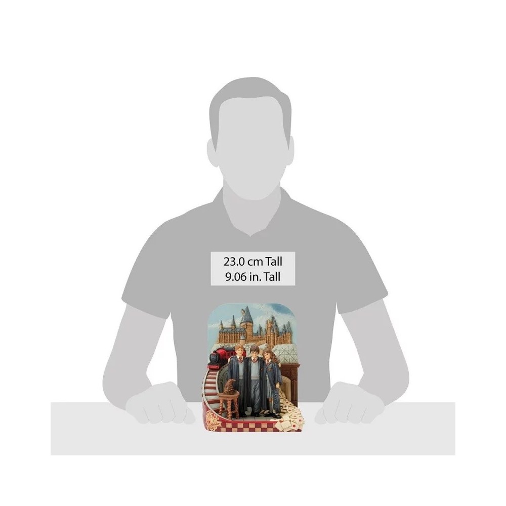 HARRY POTTER TRIO CASTLE SCENE THE JOURNEY BEGINS STATUA FIGURE DIORAMA ENESCO