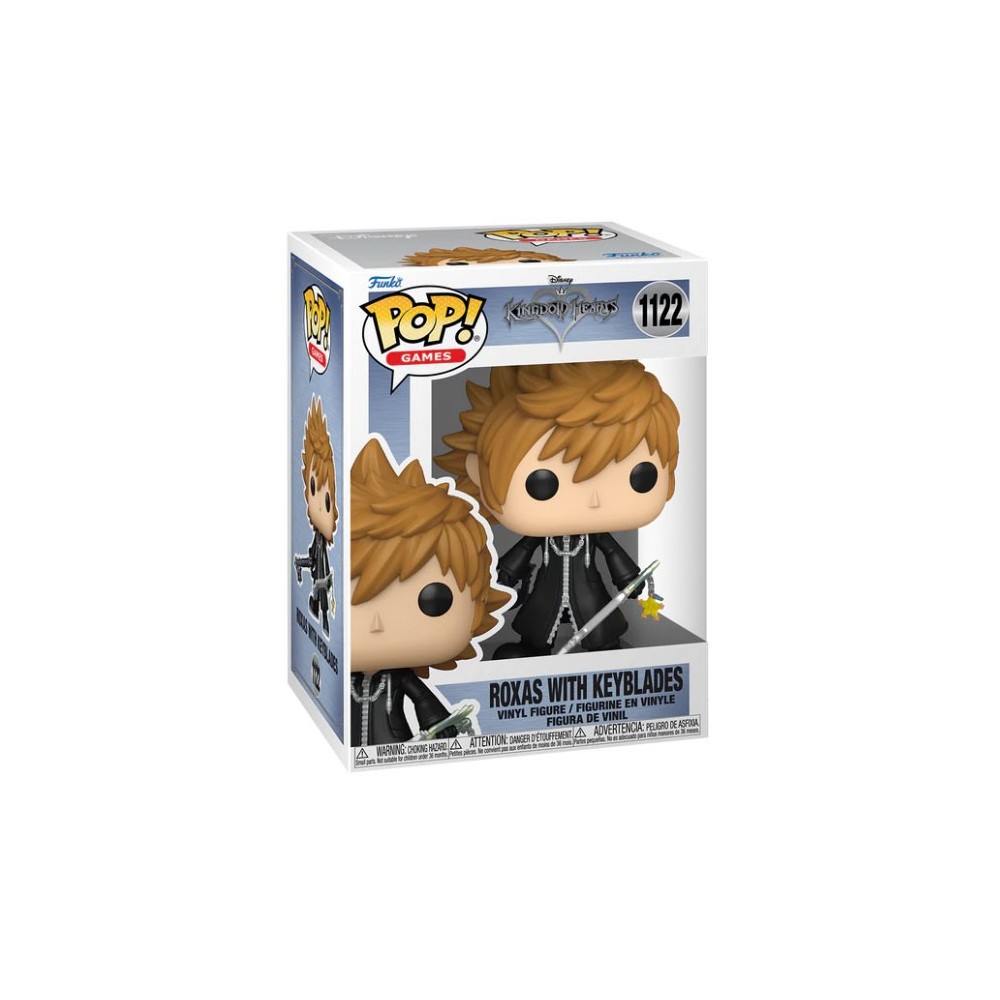 FUNKO POP! KINGDOM HEARTS - ROXAS WITH KEYBLADES BOBBLE HEAD KNOCKER FIGURE FUNKO