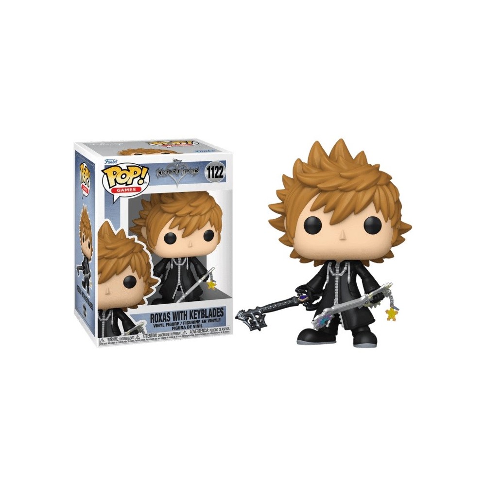 FUNKO POP! KINGDOM HEARTS - ROXAS WITH KEYBLADES BOBBLE HEAD KNOCKER FIGURE FUNKO