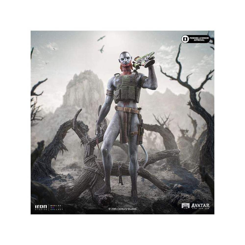 IRON STUDIOS AVATAR 3 FIRE AND ASH MILES QUARITCH BDS ART SCALE 1/10 STATUE RESIN FIGURE