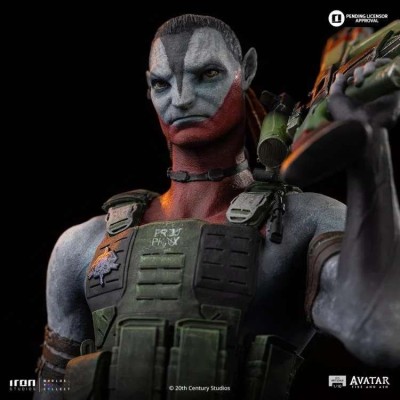 IRON STUDIOS AVATAR 3 FIRE AND ASH MILES QUARITCH BDS ART SCALE 1/10 STATUE RESIN FIGURE