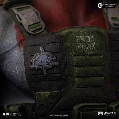 AVATAR 3 FIRE AND ASH MILES QUARITCH BDS ART SCALE 1/10 STATUA FIGURE IRON STUDIOS